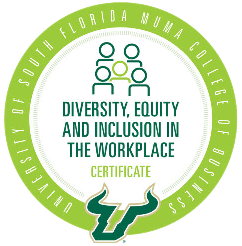 University of South Florida DEI in the Workplace Certificate of Completion